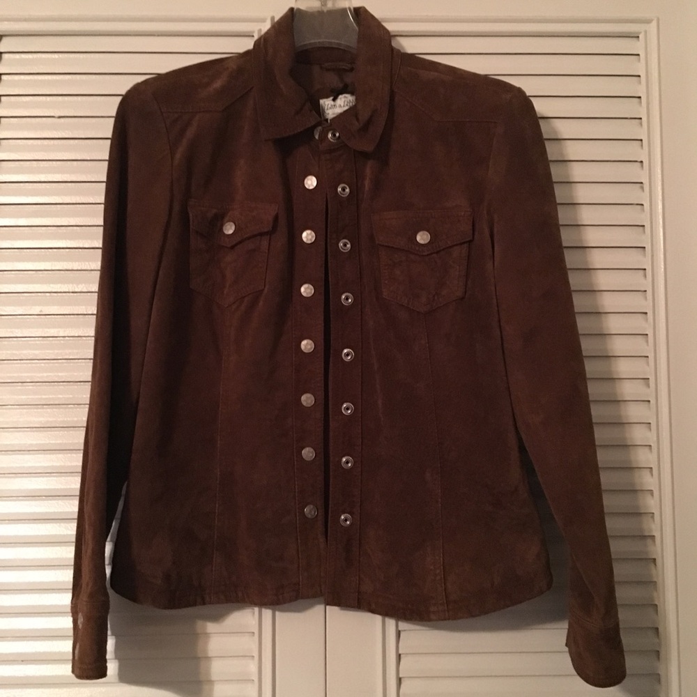 Live A Little Western Genuine Leather Jacket Gem